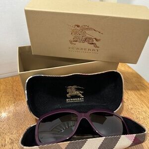 Dark Purple Burberry Sunglasses B4074 3138/8H